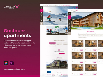 Gastauer Appart Booking Website booking appart booking website crm figma germany website indore design landing page design logo photoshop product design saas ui uidesign userexperience userinterface ux uxui vector website design xd