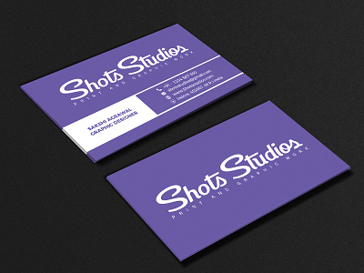 Visit card branding design illustration
