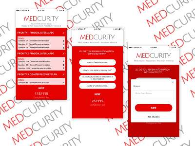 Medcurity App Concept app app designer app development app icon application designs medical app medicine mobile app mobile app design mobile design mobile ui ui ux