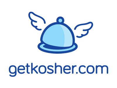 getkosher Logo cloche deliver fast getkosher logo server wings