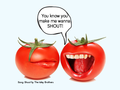 Marketing Campaign funny humor personification talking food tomato