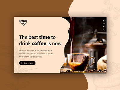 Coffee Time brand identity branding design developement development logo minimal modern ui ux web