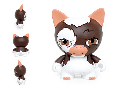 Gizmo - custom art toy acrylic art toy custom diy gizmo gremlins mogway munny paint toy trikky vinyl