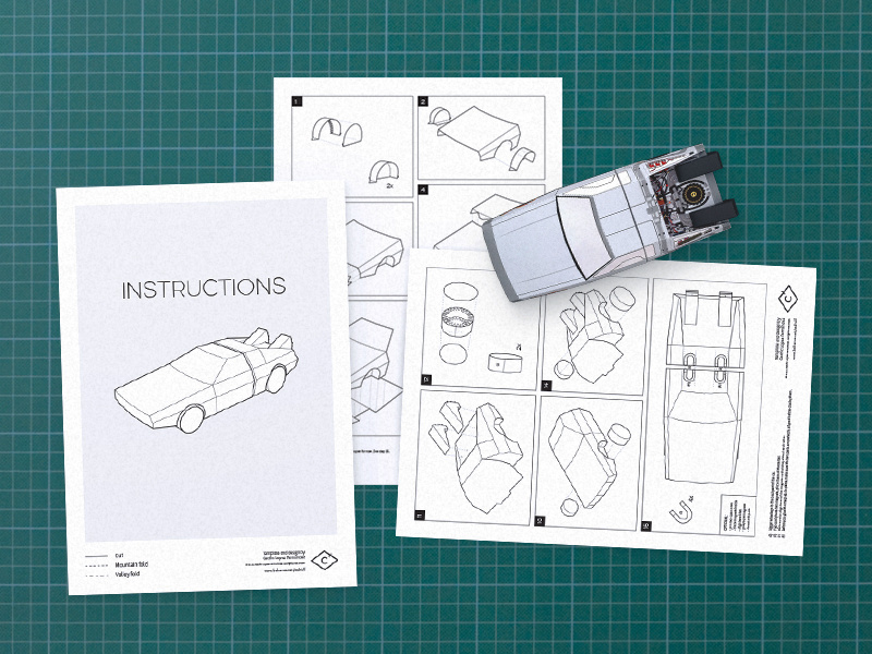 Paper time machine by Cedric Lopez Fernandez on Dribbble
