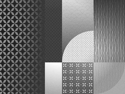 Japanese Pattern black black and white dribbble geometric grain japan japanese memphis monochrome neo noise pattern pop art wagara white