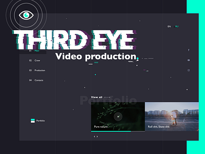 Third eye landing ui ux