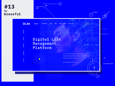 DLM landing landing ui ux web
