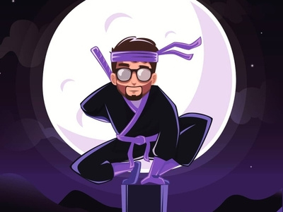 ninja time by ammar on Dribbble