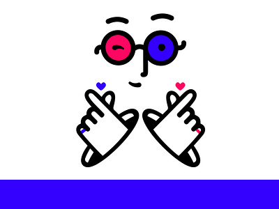 finger love illustration design