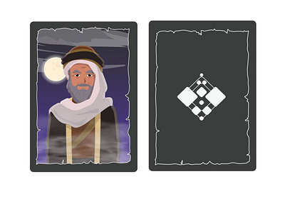 Arabic play card illustration design