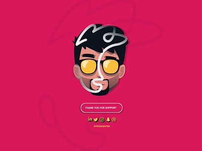 personal profile character pic design