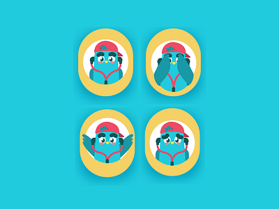 Bird app app bird character design game illustration mobile ui ux vector