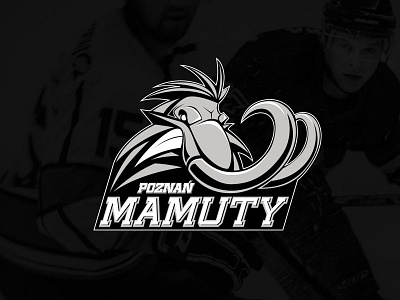 Mamuty Poznan - Ice Hockey Team brand design hockey logo logotype mamuty poznan