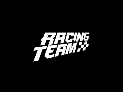 Racing Team brand design logo logotype mood moodagency poznan sport studio team