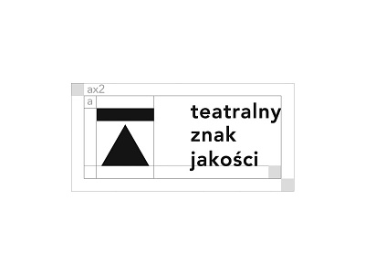 Theater Quality Label agency brand city dribbble label logo mood poland poznan quality theater typo