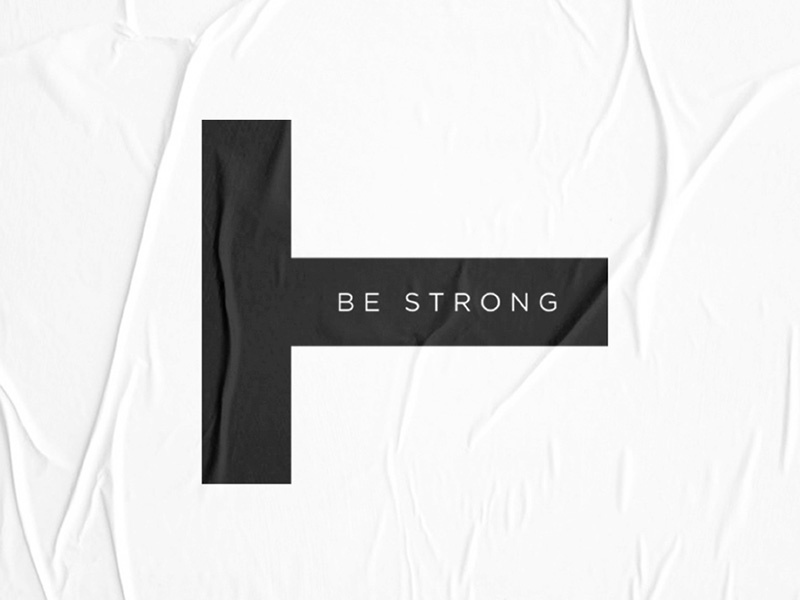 Be Strong brand typo logo design poland poznan mood dribbble calisthenics sport gatuno