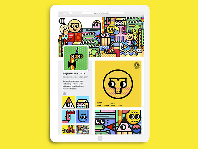 Web design | Bajkowisko art books children concept layout mobile mood web