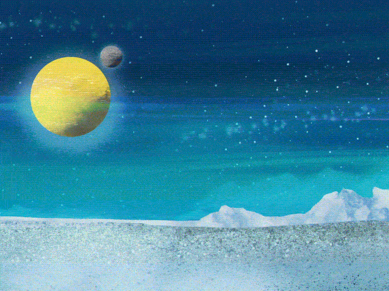 Floating Armstrong aftereffects animation armstrong astronaut characterdesign doodle loop moon photoshop planet space vector