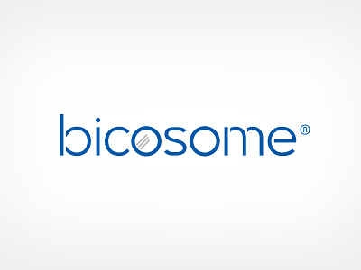 Bicosome logo branding chemistry dermo logo pharmaceutical