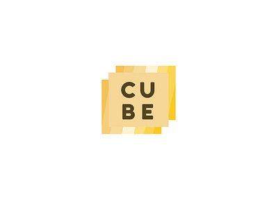 Minimal logo cube gold minimal shades square yellow yellow shades