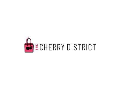 Cherry E-commerce logo cherry e commerce illustration logo minimal modern vector