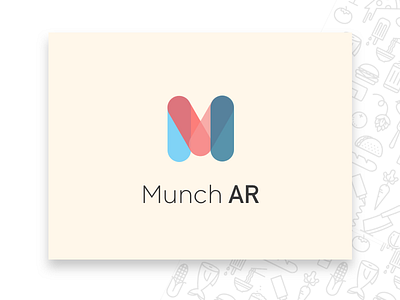 Munch AR - Logo augmentedreality branding creative design designer ios logo mobile typography ui ux