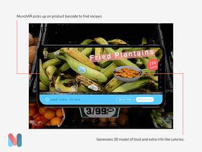 AR Grocery Shopping App ar augmented reality branding creative design designer interface mobile playful ui ux