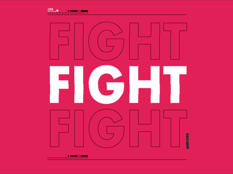 FIGHT! adobe branding clean creative design designer mobile playful typography ui ux