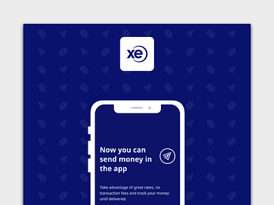 XE Currency App Update app branding creative design designer interface ios logo mobile money page playful product transfer typography ui ux