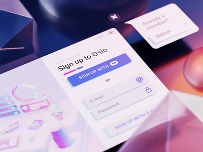 VR Registration UI