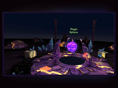 Magic Sphere 3d book design flask hat magic magical sphere unity unity3d ux virtual reality virtualreality vr xr