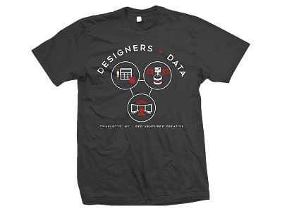 Red Ventures Creative Shirt clean flat t shirt t shirt design