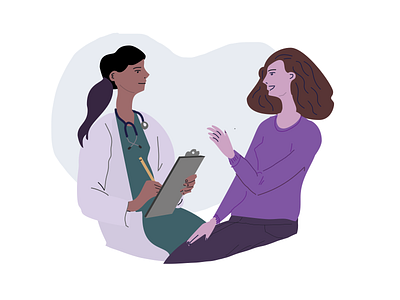 Medical Consultation Illustration