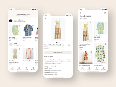 Vintage Clothing Shopping App