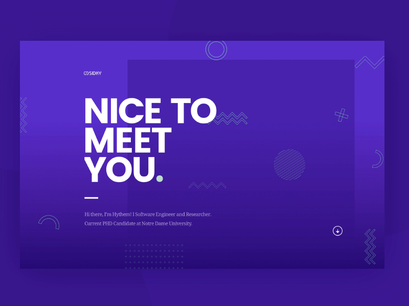 Intro Animation principle prototype interaction design concept ux ui web design