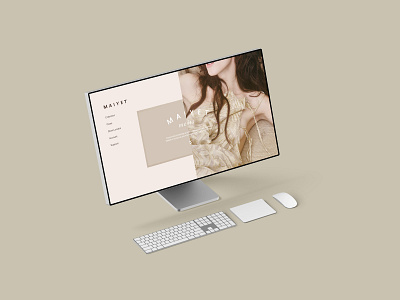 Maiyet Melts Landing Page design ui web web design