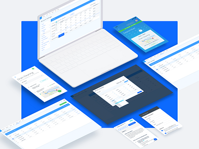 Timesheets Responsive Web App mobile product design ui uidesign user interface ux uxdesign uxui