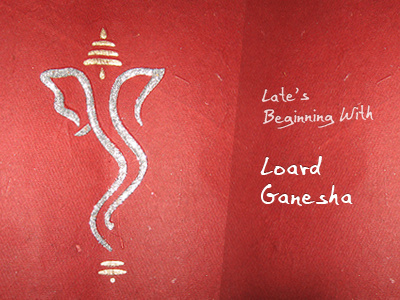 Ganesha - Beginning with