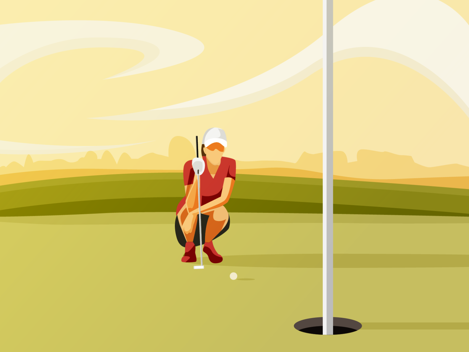 Golf Date By Ethan Dray On Dribbble