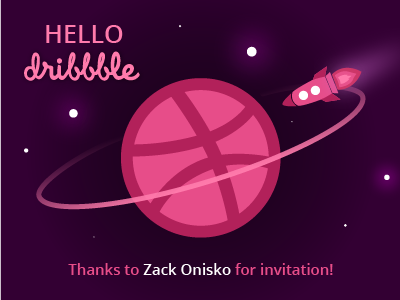 Hello Dribbble! first shot