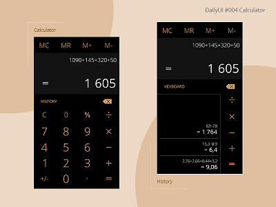 DailyUI 004 - Calculator calculator count dailyui mobile