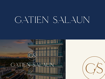 Gatien Salaun - Luxury Real Estate branding logo luxury luxury logo miami miami beach real estate real estate logo realtor wordmark