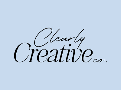 Clearly Creative Co. | Social Media Agency brand design branding logo social media agency
