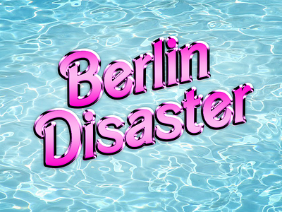 Berlin Disaster dj identity logo pool splash water