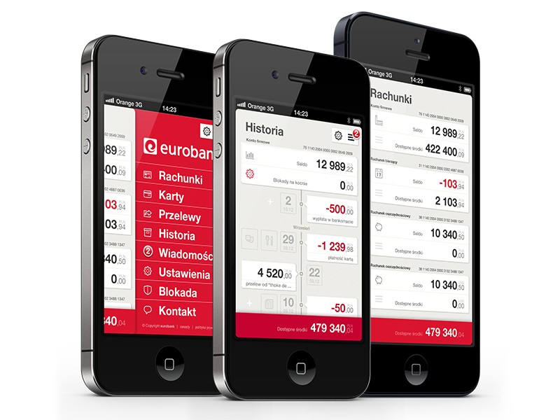 Eurobank Mobile App By Michal Galubinski On Dribbble