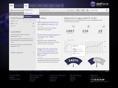 dotforce cms design web web design www