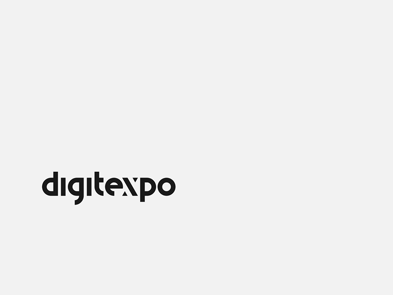 digitexpo brand digitexpo logo logotype