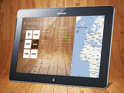tracking packages mobile application applications free psd freebies mobile windows 8 windows metro ui
