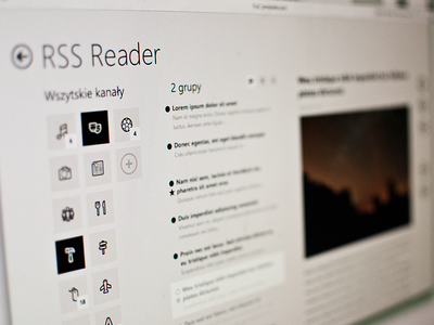 rss reader windows notificaions