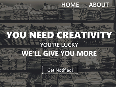 T-Shirt Store Landing Page adobe xd e commerce landing page t shirt ui ux web design